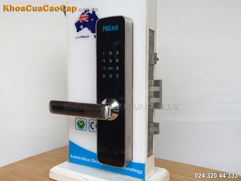 Khóa cửa điện tử mã số - thẻ từ KR7153 - ảnh 1