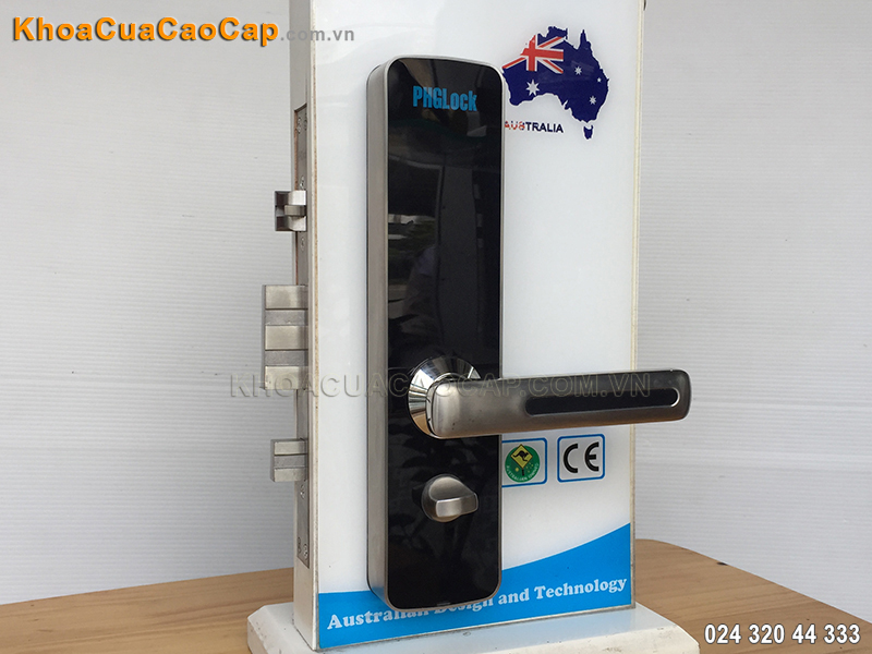 Khóa cửa điện tử mã số - thẻ từ KR7153 - ảnh 3