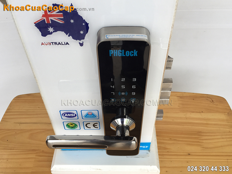 Khóa cửa điện tử mã số - thẻ từ KR7153 - ảnh 5