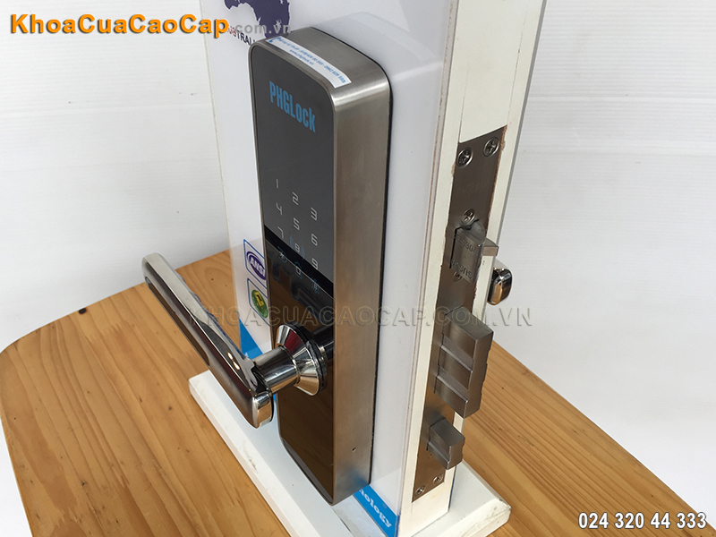 Khóa cửa điện tử mã số - thẻ từ KR7153 - ảnh 6