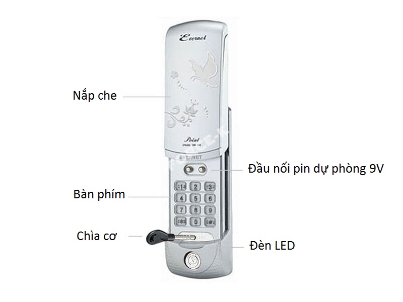 Khóa cửa kính Evernet Point - ảnh 2