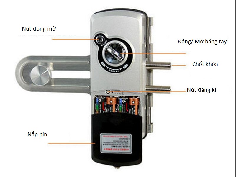 Khóa cửa kính Evernet Point - ảnh 3