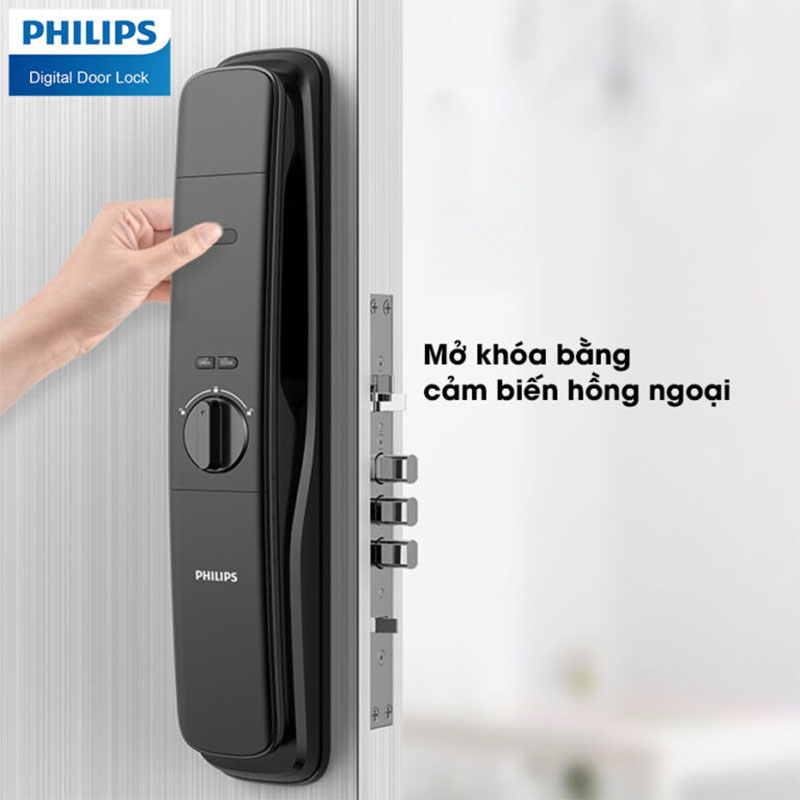 Khóa cửa nhận diện khuôn mặt Philips DDL702-5WHS - ảnh 9