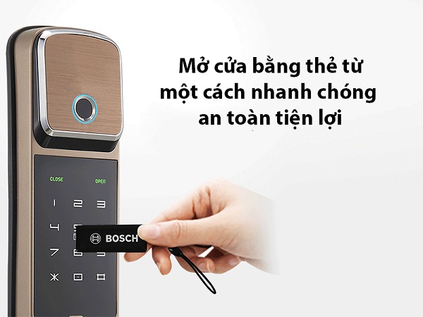 Khóa cửa vân tay Bosch FU550 - ảnh 3