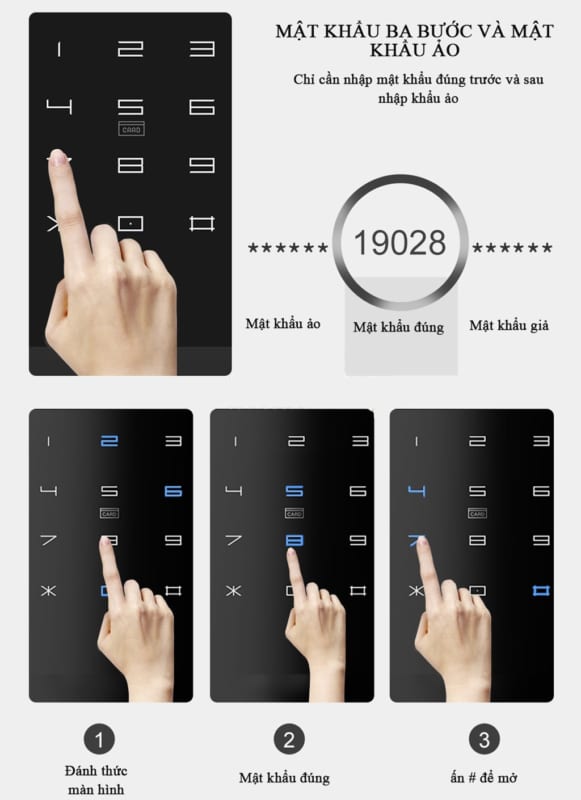 Khóa cửa vân tay Bosch FU550 - ảnh 5