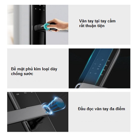 Khóa cửa vân tay Bosch ID-40-P - ảnh 3