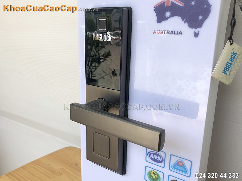 Khóa cửa vân tay mã số thẻ từ FP6021 - ảnh 3
