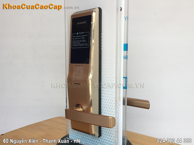 Khóa cửa vân tay Samsung SHS-H705 màu vàng gold- ảnh 1