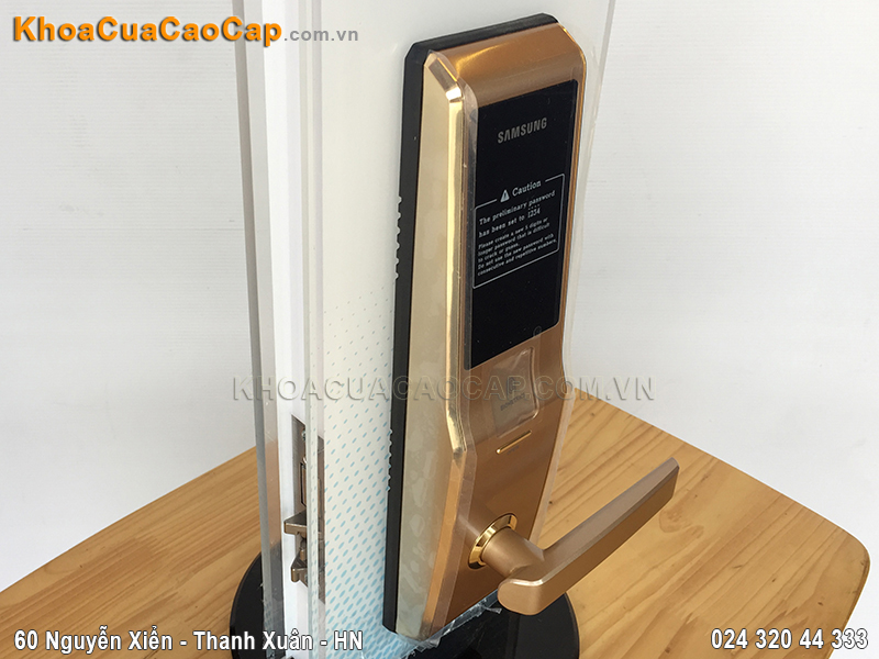 Khóa cửa vân tay Samsung SHS-H705 màu vàng gold- ảnh 6