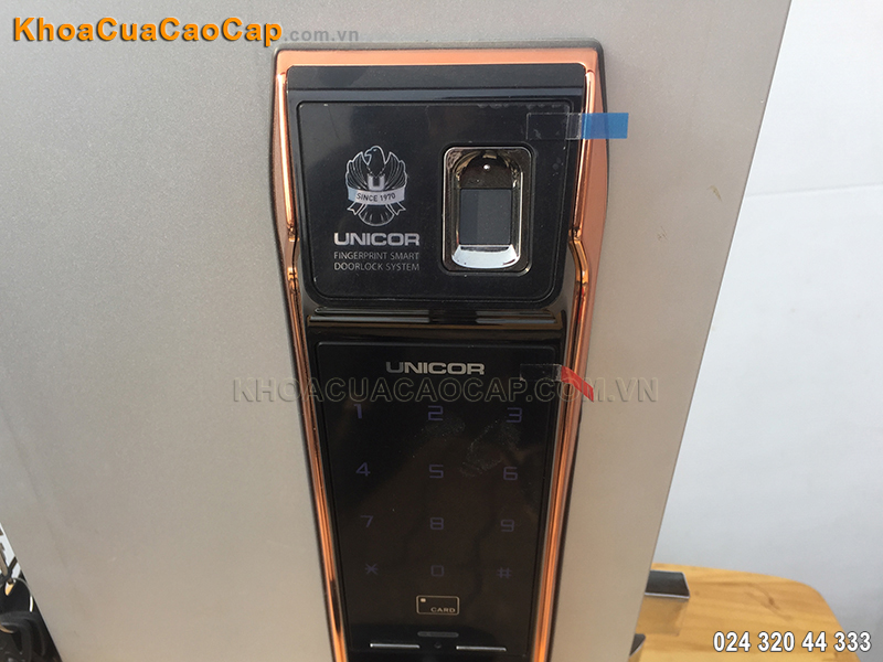 Khóa cửa vân tay Unicor UN-9000-BWKS - ảnh 5