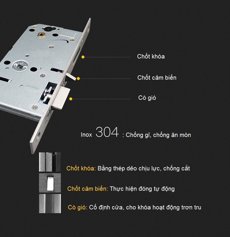 Khóa cửa vân tay Yale YDM-7116A
