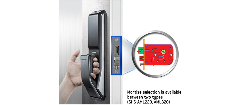 Khóa cửa điện tử Samsung SHS-P717 - ảnh 10