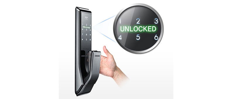 Khóa cửa điện tử Samsung SHS-P717 - ảnh 4