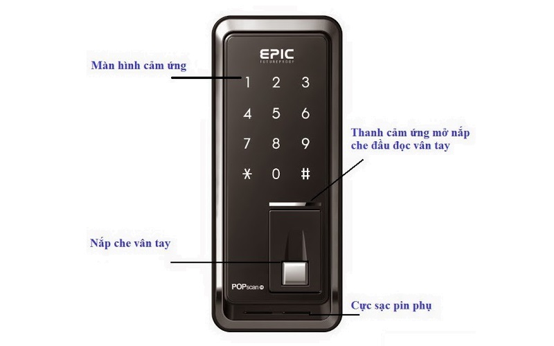 Khóa vân tay - mã số Epic POPScan - ảnh 1