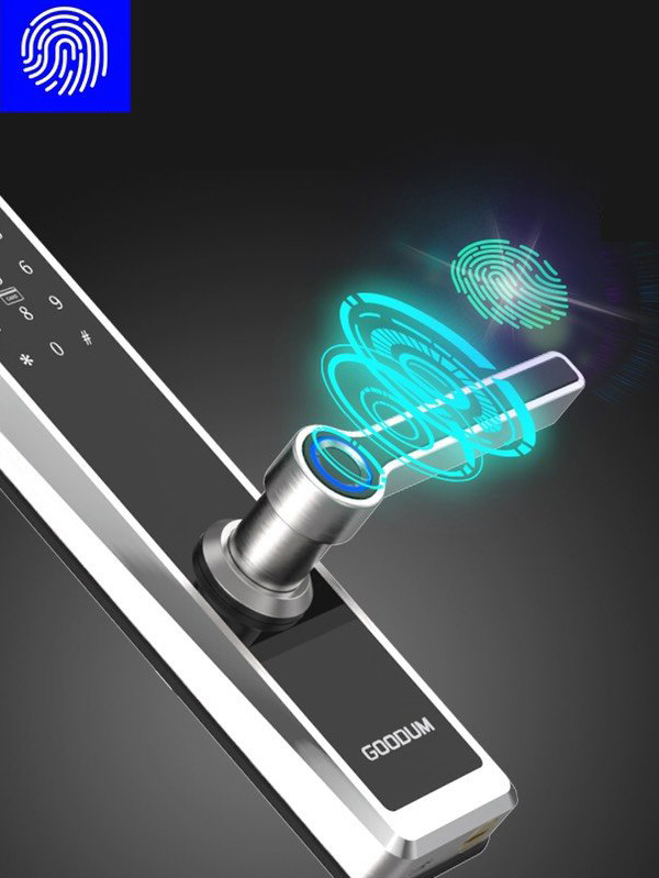 Khóa vân tay mã số thẻ từ Goodum H6800T- ảnh 2