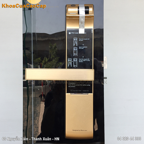 Khóa vân tay mã số Yale YDM-4109-Gold