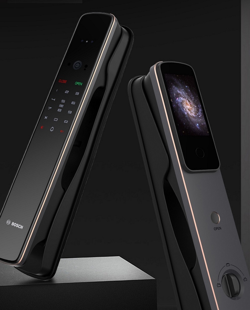 Khóa vân tay nhận diện khuôn mặt - camera Bosch EL800VF - ảnh 2