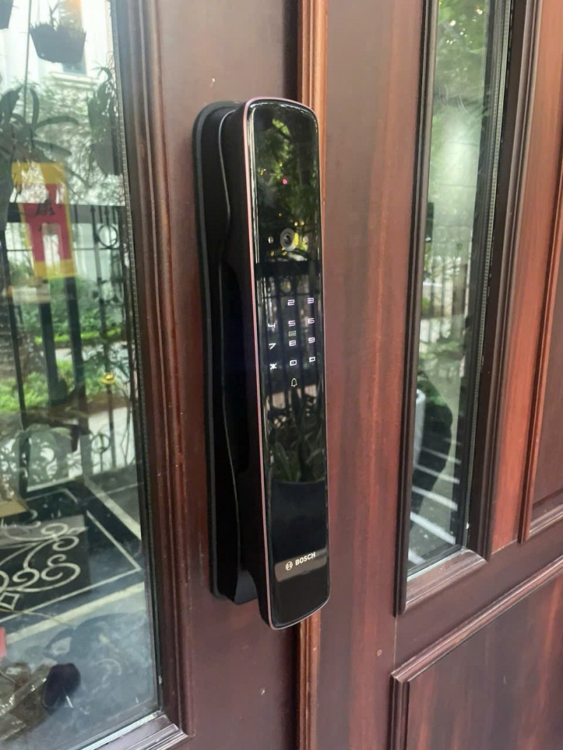 Khóa vân tay nhận diện khuôn mặt - camera Bosch EL800VF - ảnh 6