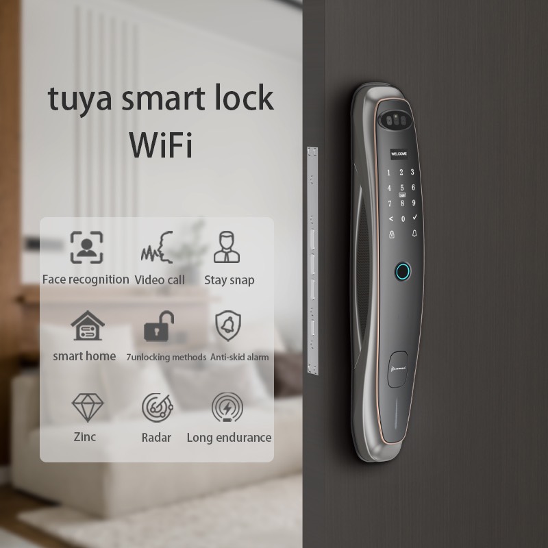 Khóa vân tay nhận diện khuôn mặt Lizman K22-pro - ảnh 2