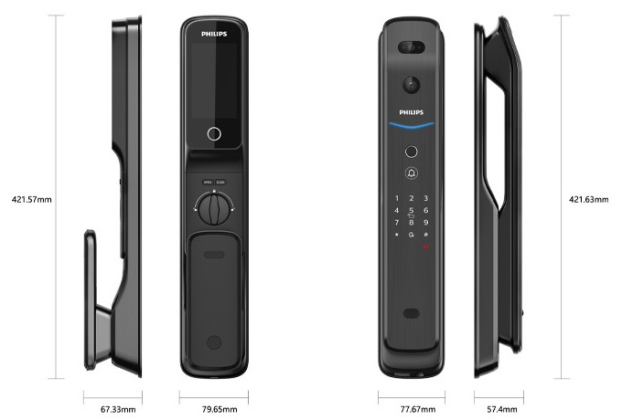 Khóa cửa thông minh Philips DDL709-7HWS - ảnh 8