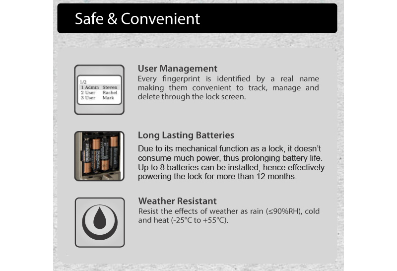 Khóa cửa vân tay Dessmann G810-FP- ảnh 8