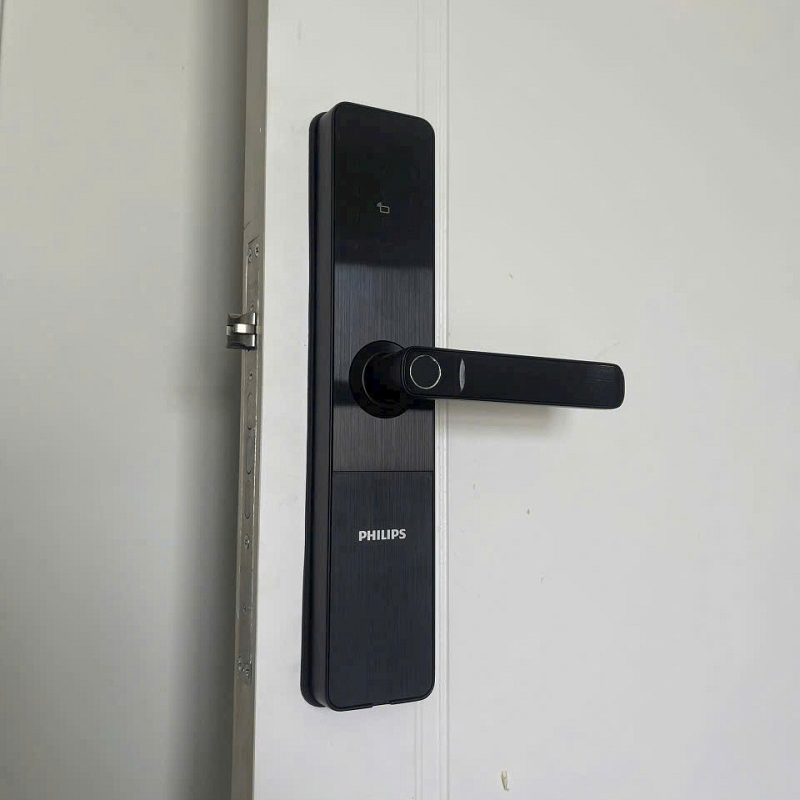 Khóa cửa vân tay, mã số, thẻ từ Philips DDL609-5HS - ảnh 1
