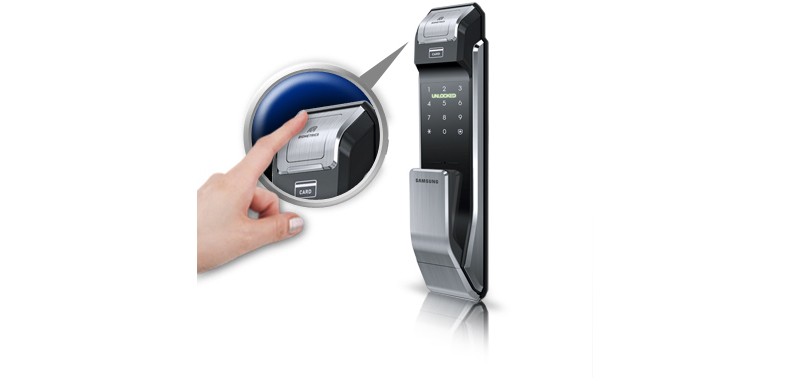 Khóa vân tay Samsung SHS-P718 - ảnh 3