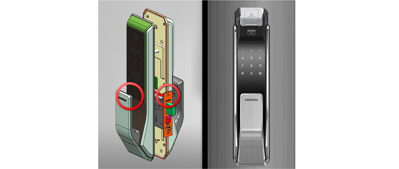 Khóa vân tay Samsung SHS-P718 - ảnh 8