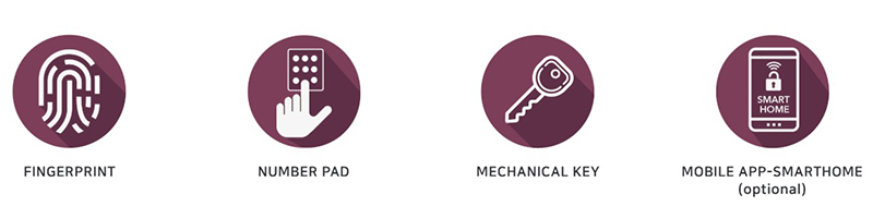 Đặc điểm khóa vân tay SHP-DH538 - 3