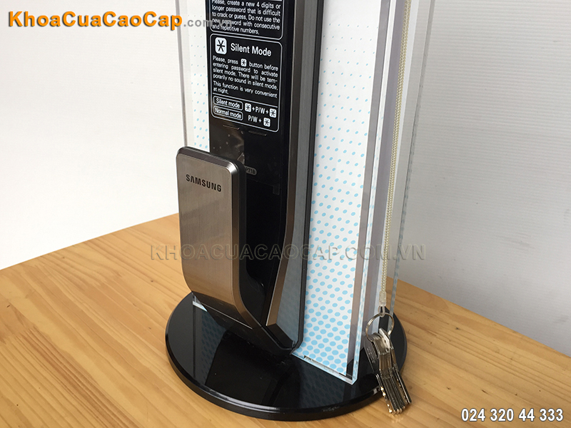 Khóa vân tay Samsung SHS-P718 màu bạc - ảnh 5