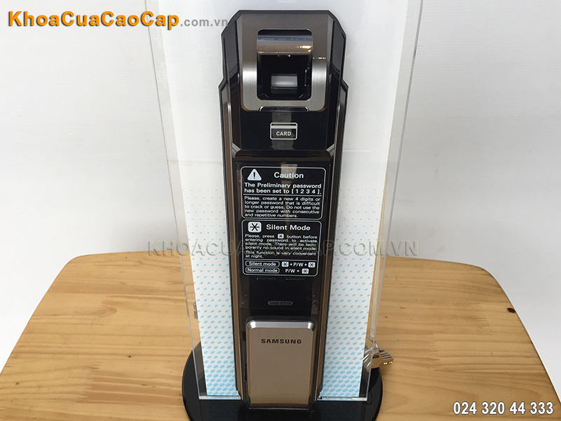 Khóa vân tay Samsung SHS-P718 màu bạc - ảnh 6