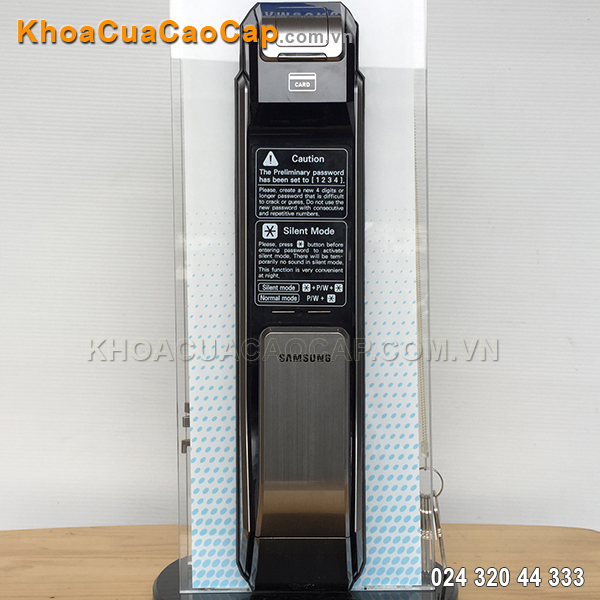 Khóa vân tay Samsung SHS-P718 màu bạc